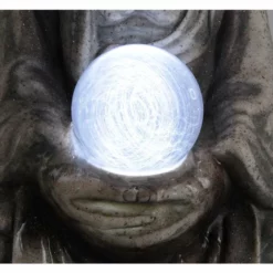 H66cm Buddha & Crystal Ball Water Feature with LED Lights | Indoor/Outdoor Use by Ambienté -Polyresin Water Features Sales Shop 91h1ZGghGyL. AC SL1500 b521