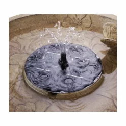 84cm Butterfly Brook Solar Bird Bath Water Feature with Lights by Solaray™ -Polyresin Water Features Sales Shop DF0698 add image 1 6af0