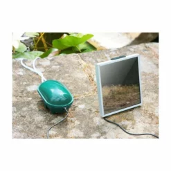 120LPH 2-Stone Solar Oxygenator / Pond Aerator with Pebble Cover by Solaray -Polyresin Water Features Sales Shop TE9973 add image 3 46d0