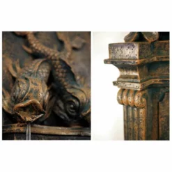 H86cm Verdi Aged Verdigris Wall Fountain by Ambienté -Polyresin Water Features Sales Shop WF0019B add image 1 7817