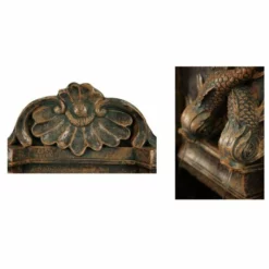 H86cm Verdi Aged Verdigris Wall Fountain by Ambienté -Polyresin Water Features Sales Shop WF0019B add image 2 906d