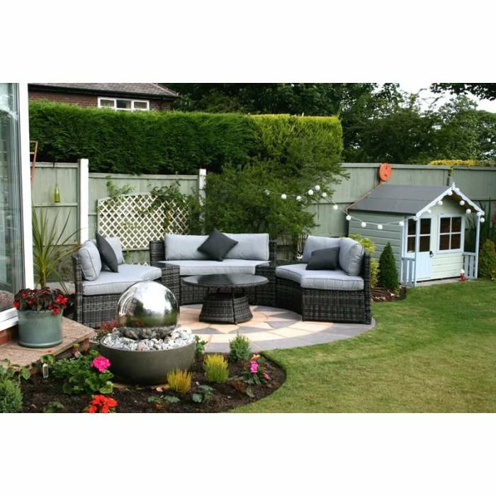 H45cm Eclipse Sphere Stainless Steel Water Feature with Lights | Indoor/Outdoor Use by Ambienté 8 H45cm Eclipse Sphere Stainless Steel Water Feature with Lights | Indoor/Outdoor Use by Ambienté - Image 8