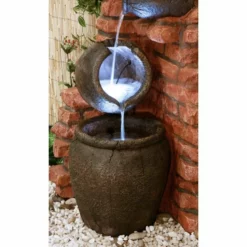 H119cm Regal 4-Tier Oil Jar Water Feature with Lights | Indoor/Outdoor Use by Ambienté 12 H119cm Regal 4-Tier Oil Jar Water Feature with Lights | Indoor/Outdoor Use by Ambienté -Polyresin Water Features Sales Shop WF0660 add image 2 9f1b