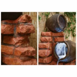 H119cm Regal 4-Tier Oil Jar Water Feature with Lights | Indoor/Outdoor Use by Ambienté 13 H119cm Regal 4-Tier Oil Jar Water Feature with Lights | Indoor/Outdoor Use by Ambienté -Polyresin Water Features Sales Shop WF0660 add image 3 994b