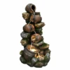 H56cm Dakota Pouring Pots Cascading Water Feature with Lights