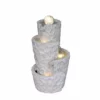 H39cm Tuscany Spinning Ball Water Feature with Lights