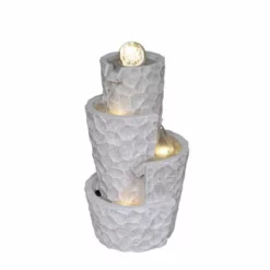 H39cm Tuscany Spinning Ball Water Feature with Lights