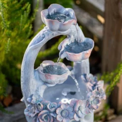 80cm Freyja Tiered Cascading Water Feature By Ambienté -Polyresin Water Features Sales Shop WF10431 5 bc01