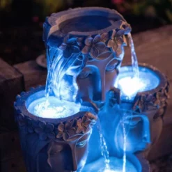 81cm Hebe Tiered Cascading Water Feature By Ambienté -Polyresin Water Features Sales Shop WF10432 3 a889