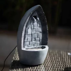 36cm Gothic Arch Tabletop Cascading Water Feature By Ambienté -Polyresin Water Features Sales Shop WF10440 4 5a4e