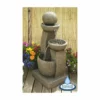 H109cm Friendship Fountain Water Feature with Lights | Indoor/Outdoor Use by Ambienté