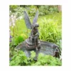 H78cm Fairy on a Clam Shell Water Feature by Ambienté