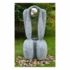 Sitting Man - Granite Effect Water Feature