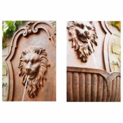 H75cm Gentle Lion Head Wall Fountain | Indoor/Outdoor Use 10 H75cm Gentle Lion Head Wall Fountain | Indoor/Outdoor Use -Polyresin Water Features Sales Shop WF3560 add image 2 076e