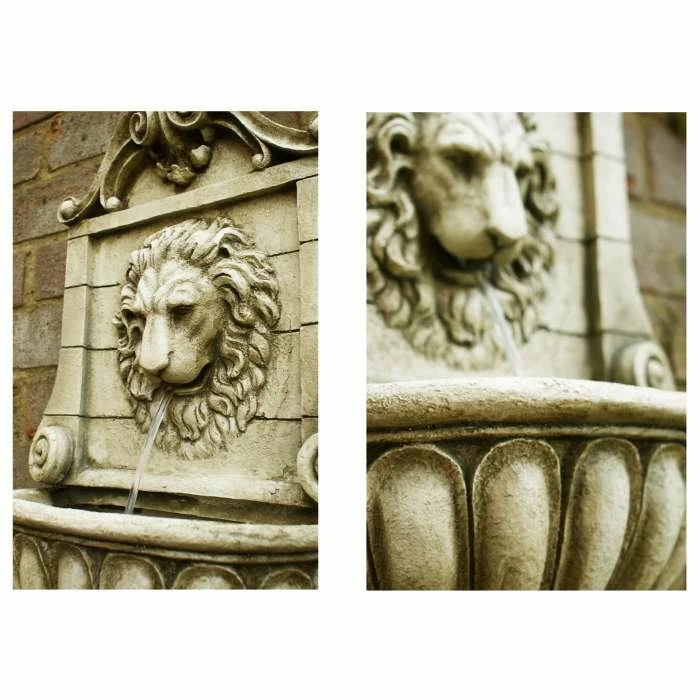 H50cm King Lion Head Wall Fountain - For Indoor/Outdoor Use by Ambienté 5 H50cm King Lion Head Wall Fountain - For Indoor/Outdoor Use by Ambienté - Image 5