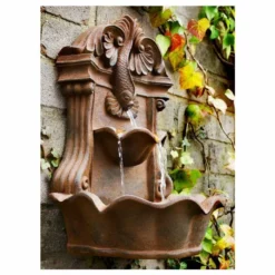 H40cm Fish Wall Fountain | Indoor/Outdoor Use by Ambienté 9 H40cm Fish Wall Fountain | Indoor/Outdoor Use by Ambienté -Polyresin Water Features Sales Shop WF3565 add image 1 2211