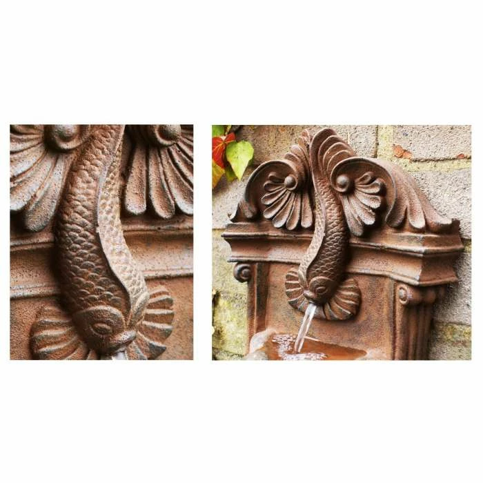 H40cm Fish Wall Fountain | Indoor/Outdoor Use by Ambienté 6 H40cm Fish Wall Fountain | Indoor/Outdoor Use by Ambienté - Image 6