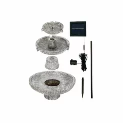 H42cm Hatfield 3-Tier Cascading Water Feature by Solaray -Polyresin Water Features Sales Shop WF3615 add image 4 f2ec