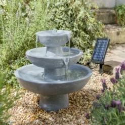 H42cm Hatfield 3-Tier Cascading Water Feature by Solaray -Polyresin Water Features Sales Shop WF3615 add image 5 34f1