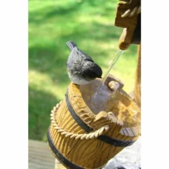 H74cm Solar Wishing Well Water Feature by Solaray -Polyresin Water Features Sales Shop WF3616 add image 4 3a49