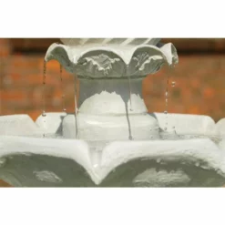 H92cm Imperial Solar Tiered Water Fountain by Solaray -Polyresin Water Features Sales Shop WF3620 add image 1 0b4e
