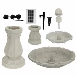 H92cm Imperial Solar Tiered Water Fountain by Solaray -Polyresin Water Features Sales Shop WF3620 add image 4 88c3