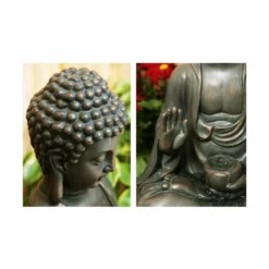 H39cm Anya Buddha Solar Water Feature by Solaray -Polyresin Water Features Sales Shop WF3666 add image 1 015b