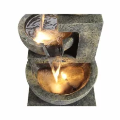 H62cm Kendal 3-Tier Cascading Water Feature with Lights | Indoor/Outdoor Use by Ambienté 11 H62cm Kendal 3-Tier Cascading Water Feature with Lights | Indoor/Outdoor Use by Ambienté -Polyresin Water Features Sales Shop WF3698 add image 3 ade7