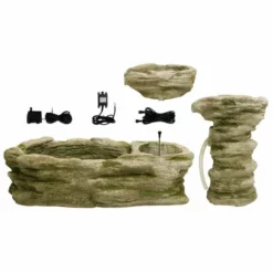 H63cm Cascading Stone River Water Feature with Lights | Indoor/Outdoor Use by Ambienté 15 H63cm Cascading Stone River Water Feature with Lights | Indoor/Outdoor Use by Ambienté -Polyresin Water Features Sales Shop WF3919 add image 5 4666