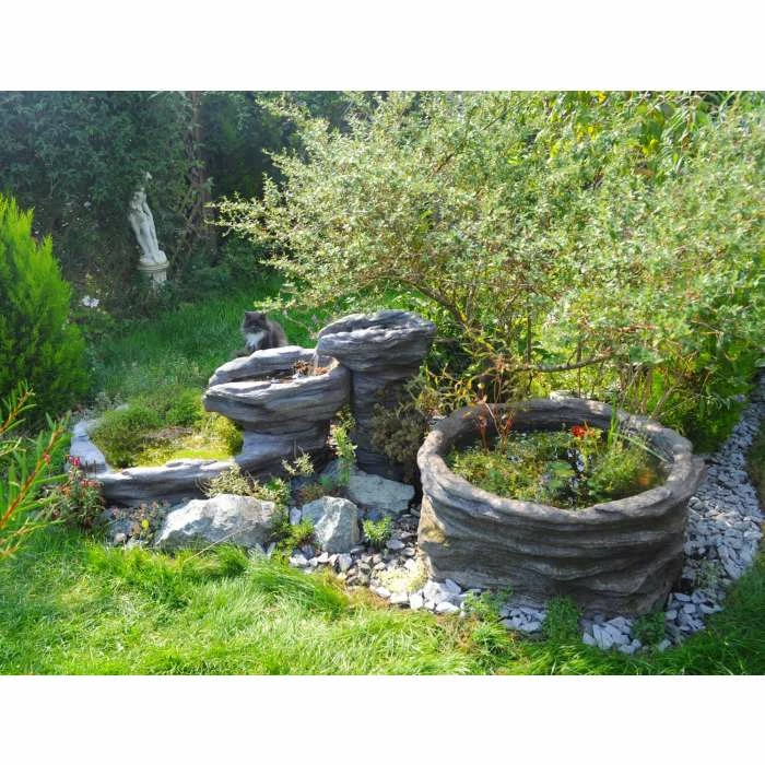 H63cm Cascading Stone River Water Feature with Lights | Indoor/Outdoor Use by Ambienté 9 H63cm Cascading Stone River Water Feature with Lights | Indoor/Outdoor Use by Ambienté - Image 9
