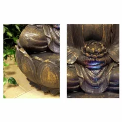 H57cm Blossoming Buddha Water Feature with Lights | Indoor/Outdoor Use by Ambienté 8 H57cm Blossoming Buddha Water Feature with Lights | Indoor/Outdoor Use by Ambienté -Polyresin Water Features Sales Shop WF3922 add image 2 7dc0