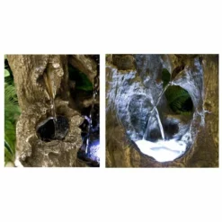 H55cm Logger Falls Water Feature with Lights | Indoor/Outdoor Use by Ambienté 9 H55cm Logger Falls Water Feature with Lights | Indoor/Outdoor Use by Ambienté -Polyresin Water Features Sales Shop WF3972 add image 2 7989