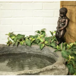 H40cm Brussels Boy Pond Spitter Fountain by Ambienté 11 H40cm Brussels Boy Pond Spitter Fountain by Ambienté -Polyresin Water Features Sales Shop WF4237 add image 2 36b8