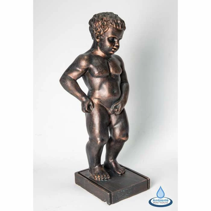 H40cm Brussels Boy Pond Spitter Fountain by Ambienté 1 H40cm Brussels Boy Pond Spitter Fountain by Ambienté