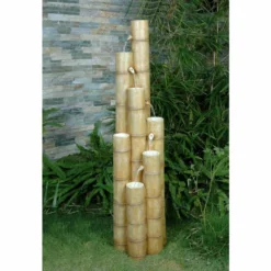 Large Bamboo Poles Water Feature