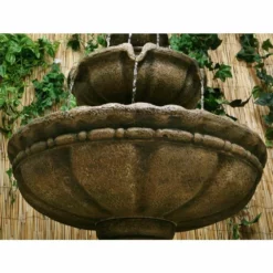 H93cm Jata 2-Tier Water Fountain 8 H93cm Jata 2-Tier Water Fountain -Polyresin Water Features Sales Shop WF6005 add image 1 6467