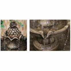 H93cm Jata 2-Tier Water Fountain 10 H93cm Jata 2-Tier Water Fountain -Polyresin Water Features Sales Shop WF6005 add image 3 966b
