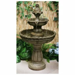 H93cm Jata 2-Tier Water Fountain