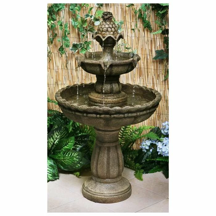 H93cm Jata 2-Tier Water Fountain 1 H93cm Jata 2-Tier Water Fountain