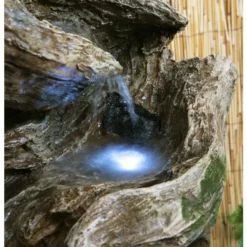 H103cm Rocky River Cascading Water Feature with Lights | Indoor/Outdoor Use by Ambienté -Polyresin Water Features Sales Shop WF6031 add image 3 a00c