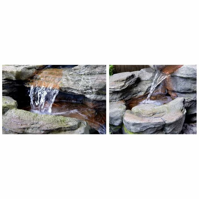 H65cm Ogen River Leap 4-Tier Cascading Water Feature with Lights | Indoor/Outdoor Use by Ambienté 4 H65cm Ogen River Leap 4-Tier Cascading Water Feature with Lights | Indoor/Outdoor Use by Ambienté - Image 4