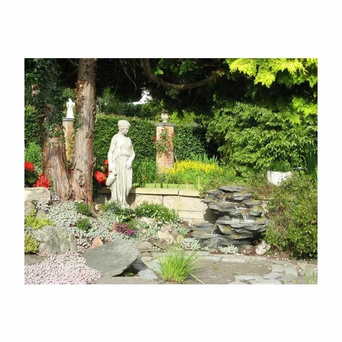 H65cm Ogen River Leap 4-Tier Cascading Water Feature with Lights | Indoor/Outdoor Use by Ambienté 8 H65cm Ogen River Leap 4-Tier Cascading Water Feature with Lights | Indoor/Outdoor Use by Ambienté - Image 8