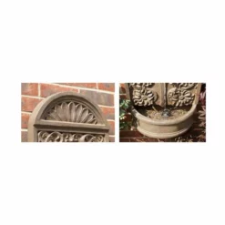 H72cm Arbury Rust Effect Wall Fountain by Ambienté -Polyresin Water Features Sales Shop WF7140 add image 3 ee08