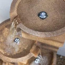 H86cm Kendal 4-Tier Cascade Water Feature with Lights by Ambienté 8 H86cm Kendal 4-Tier Cascade Water Feature with Lights by Ambienté -Polyresin Water Features Sales Shop WF7147 add image 3 2ff9