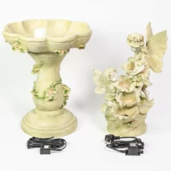 H105cm Fae Falls 4-Tier Cascading Water Feature with Lights by Ambienté -Polyresin Water Features Sales Shop WF7148 add image 8 2c0d