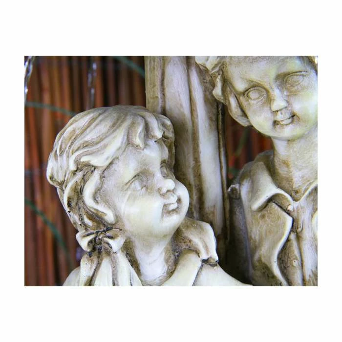 H93cm Rainy Days Ivory Effect Bird Bath Fountain with Lights 5 H93cm Rainy Days Ivory Effect Bird Bath Fountain with Lights - Image 5