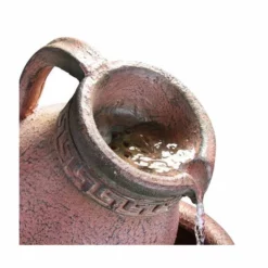 H40cm Jug and Bowl Solar Water Feature with Lights by Solaray 12 H40cm Jug and Bowl Solar Water Feature with Lights by Solaray -Polyresin Water Features Sales Shop WF8007 add image 3 d990