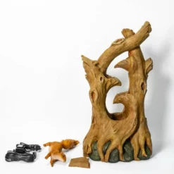 H86cm Squirrel Tree Falls Water Feature with Lights by Ambienté -Polyresin Water Features Sales Shop WF8466 add image 3 4af9