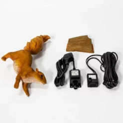 H86cm Squirrel Tree Falls Water Feature with Lights by Ambienté -Polyresin Water Features Sales Shop WF8466 add image 4 0a47