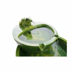H64cm Frog Cascading Solar Water Feature by Solaray -Polyresin Water Features Sales Shop WF8572 add image 8 aab1